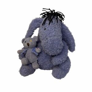 Disney Store Winnie the Pooh Eeyore Plush with Teddy Stuffed Toy